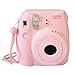 Fujifilm Instax Mini 8 Instant Film Camera (Pink) with Fujifilm Instax Mini 6 Pack Instant Film (60 Shots) + Compact Bag Case + Batteries Top Kit