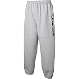 Air Force Sweat Pants - Military Style Physical Training Sweat Pants in Gray