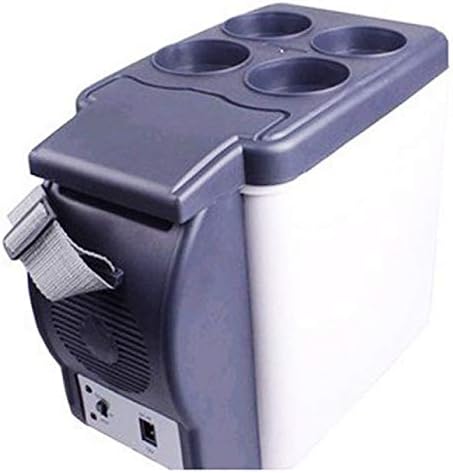 YSYW Car Refrigerator, 12v Camping Portable Travel Refrigerator Cooler Warmer Heating Multifunction Electric Fridge Mini Refrigerator Cooler Box (6L)