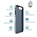 Speck Products Presidio Grip Cell Phone Case for iPhone 7 Plus, 6S Plus and 6 Plus - Twilight Blue/Marine Blue