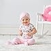 Gerber Baby Girls' 9 Piece Cap (0-6M) and Mitten (0-3M) Bundle, Elephants/Flowers, Newborn