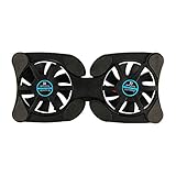 BuyBest US store Foldable USB Laptop Cooling Pads with Double Fans Mini Octopus Notebook Cooler Cooling Pad for 7-15 inch Notebook Laptop