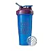 Do What You Love Blender Bottle Shaker Cup, 28oz Classic Blender Bottles, Protein Shakers (Cyan/Plum - 28oz)…