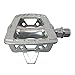 MKS GR-9 Platform Pedals Silver, 9/16 Inch