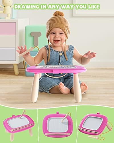 Magnetic Drawing Board, Doodle Board for Toddlers Toys Age 1-2