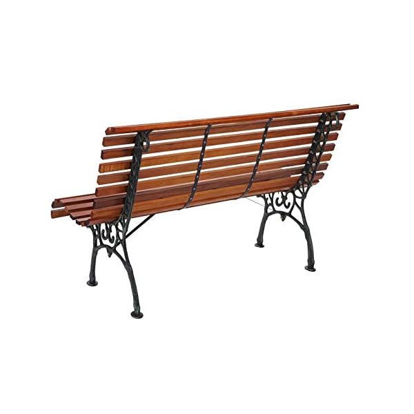 gartenbank holz hohe lehne