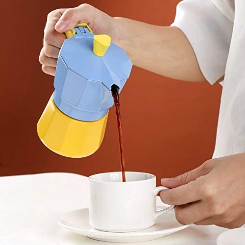 DYB Espressokocher Home Moka Pot Kleine Hand Kaffeemaschine 100ml Italian Espresso Topf Kaffeemaschine – Bild 3