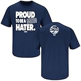 New York Yankees Fans. Proud To Be A Red Sox Hater Navy T-Shirt (S-5X)