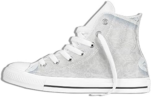 Ongyeyuan Arabesque Arched Royal Persian Figure With Floral Cultural Graphic High Top Classic Casual Canvas Fashion Shoes 38
