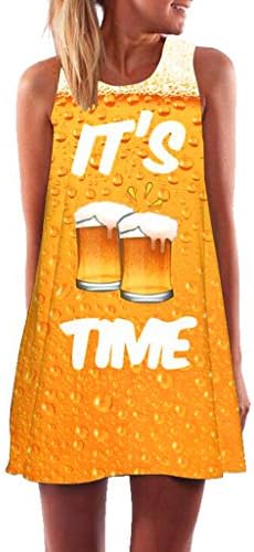 DAYLIN Vintage Large Size Boho Women Summer Sleeveless Beach Printed Short Mini Dress