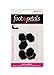 Foot Petals Spot Dot Cushion, Pressure Point Solution for Blister Relief, Rub Protection, Women's Heels, Pumps, Flats, 6pc, Black