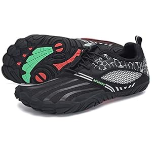 SAGUARO Blotevoetenschoenen voor dames en heren, outdoor, ademend, antislip, trailschoenen, fitnessschoenen, maat 36-46