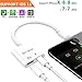 Car Aux Cable for iPhone, 3.5mm Audio Jack to Lightning 8pin Stereo Audio Connector, Compatible with iPhone X/8/8 Plus/7/7 Plus and Perfect Compatible with iOS 11.4/12 or Above
