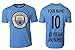 ICON SPORTS Manchester City Soccer Jersey Men's Adult Training Custom Name and Number