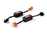 Xprite LED Headlight H4 (9003) Female to H13 (9008) Male Canbus Wiring Kit Computer Warning Error Free Anti Flicker Resistor Canceler Decoder Pair