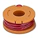 LBK 6-Pack Replacement 10-Foot Grass Trimmer/Edger Spool Line, Compatible with Worx WA0010