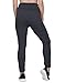 HDE Women's Maternity Yoga Pants Pregnancy Stretch Fold Over Lounge Leggings (Charcoal Gray with Charcoal Gray, Large)
