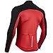 Przewalski Men's Cycling Jersey Winter Thermal Long Sleeve Fleece Cycling Jacket with 3 Rear Pockets