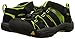 KEEN Newport H2 Closed Toe Water Sandals, Black/Lime Green, 9 US Unisex Little Kid