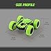 Rimila Electric RC Stunt Car 2WD Off Road Remote Control Vehicle 2.4Ghz Racing Slot Cars High Speed 7.5Mph 360° Rolling Rotating Rotation(Battery Not Included)