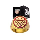 Marvel Iron Man Vector Arc Reactor Stainless Steel Ring