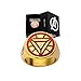 Marvel Iron Man Vector Arc Reactor Stainless Steel Ring