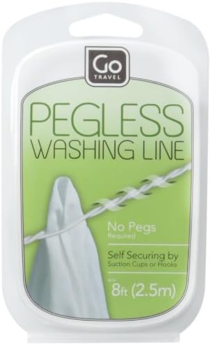 Design Go Go Travel Clothes Line, White, One Size