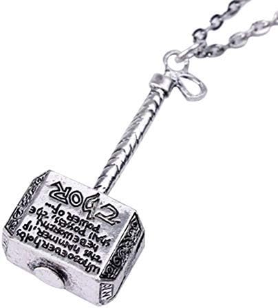 Marvel Comics Thor's Hammer Pendant Silver Colour Necklace
