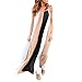 Womens Summer Chiffon Loose Beach Dress Print Sleeveless Long Maxi Dress