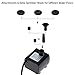 GOGOOUT Solar Outdoor Fountain Water Pump Kits Solar Power Water Fountain with 1.2W Solar Panel for Birdbath, Fish Tank, Small Pond, Garden Decoration