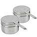 ZenChef Upgraded 8 Qt Stainless Steel Chafer, Full Size Chafer, Chafing Dish w/Water Pan, Food Pan, Alcohol Furnace and Lid (Pack of 8)