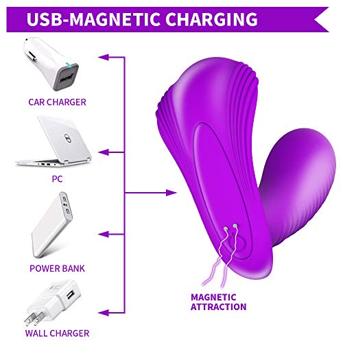 Heating Wand Massager Handheld Waist Back Therapeutic Massager Mobile Rechargeable 100% Waterproof Body Massager with 10x Shock Patterns for Sports Recoverd and Muscle Aches Remission