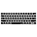 Mosiso Keyboard Cover for Touch Bar Models Newest Version MacBook Pro 13 A1706 & MacBook Pro 15 A1707 (2017 & 2016) with Touch ID, Black