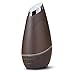 SmartMist Aromatherapy Essential Oil Diffuser - Modern Wood Finish, Auto Shut-off, LED Lights, 3 Mist Settings for Aroma - Ultrasonic Cool Air Purifier Humidifier for Room