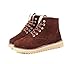 Yougao Women's Waterproof Winter Lace Up Warm Cotton Short Snow Ankle Boots