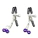 MOJOY Bed Restraints Bondage Kit, Fetish BDSM Restraints for Sex Play Sex Toys for Couple(Purple)