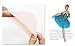 GEOOT 1Pair Silicone Gel Toe Caps Soft Ballet Pointe Dance Athlete Shoe Pads for Girls Women (Orange 1)