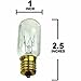 Pack Of 6 40-Watt T8 Tubular Indicator Intermediate (E17) Base 40T8 Incandescen Light Bulb
