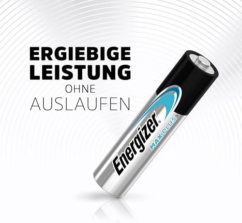 Max Plus AAA Batterien (10 Stück) - Alkali-Batterie 1,5V - Bis zu 130% längere Leistung - Leistungsstark und Langlebig - 100% plastikfreie Recycelbar Verpackung - 15 Jahre lagerfähig