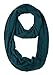 corciova Light Weight Infinity Scarf with Solid Colors