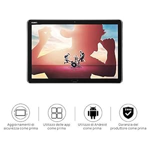 HUAWEI M5 Lite 10 Mediapad Wi-Fi con Display da 10.1", 1920 x 1200 in 16:10, Processore Octacore da 2.4 GHz, Android 8.0, RAM da 3 GB, Memoria Interna da 32 GB, Grigio - immagine 3