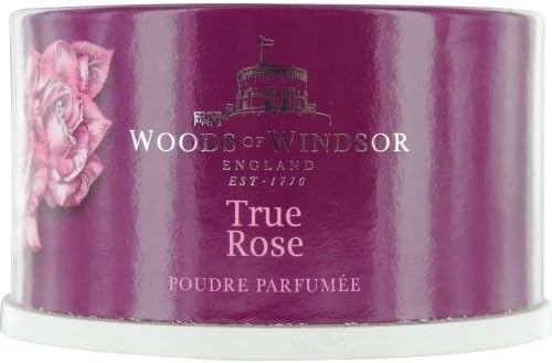 True Rose Dusting Powder - True Rose - 100g/3.5oz by Woods of Windsor