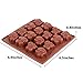 Yunko 16 Cavity Elephant Chocolate Mold Ice Cube Silicone Chocolate Mold
