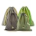 BINGONE Drawstring Bag Folding Sport Waterproof PE Plastic Home Travel Storage Use