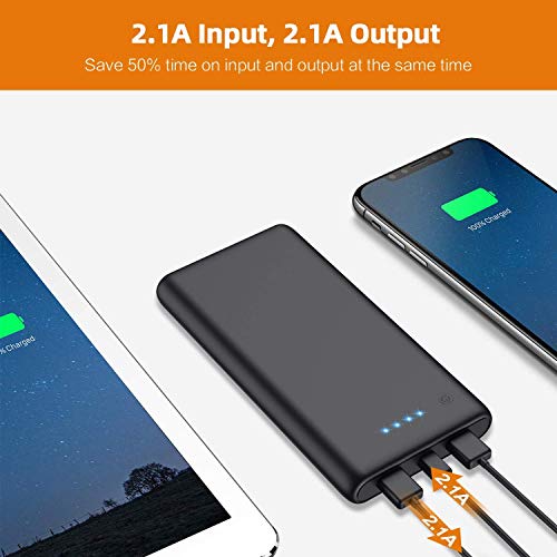 Portable Charger Power Bank 25800mah Classic Portable Phone Charger High-Capacity Battery Pack Dual Output with 4 LED Indicators Charging External Battery Charger for Smartphone,Android,Tablet etc - Thumbnail 3