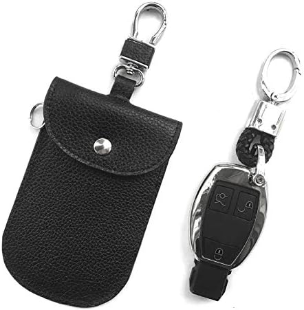 HAIHANG 1PC Car Key Signal Blocker Case Faraday Cage Fob Pouch Keyless RFID Blocking Bag