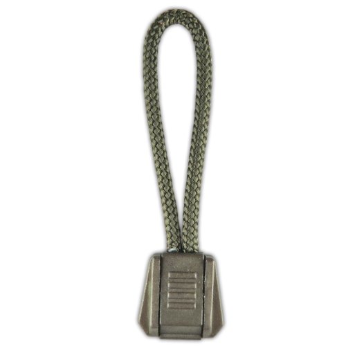 Paracord Planet Zipper Pulls Available in Various Color Combinations – Choose from 5, 10 and 20 Pack Sizes (Olive Drab/OD Green, 10 Pack)