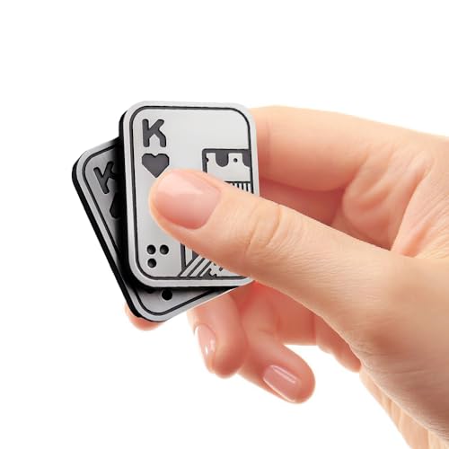 OBEST 3PCS Fidget Slider Toys, Stainless Steel Metal EDC Slider Toy for Stress and Anxiety Relief, Autism and ADHD Sensory Toys, Desk Office Adults Toys, 80738