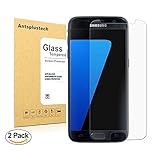 Galaxy S7 Tempered Glass Screen Protector [2-Pack] Antsplust 9H Hardness HD Anti-Scratch Screen Protector[Ultra-Clear][Bubble Free][Anti-Fingerprint] for Samsung Galaxy S7