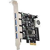 Rosewill PCI-E to USB 3.0 4-Port PCI Express Expansion Card (PCIe Card), 4 USB 3.0 Ports, Super Speed Up to 5Gbps, with 4 pin Male Molex Power Connector &amp; Renesas Chipset